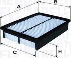 Magneti Marelli 153071762520 - Filtro aria www.autoricambit.com