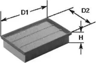 Delphi AF0201 - Filtro aria www.autoricambit.com