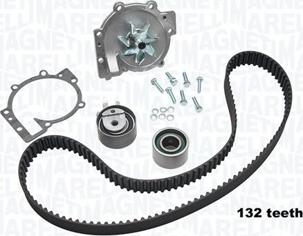 Magneti Marelli 341404980001 - Pompa acqua + Kit cinghie dentate www.autoricambit.com