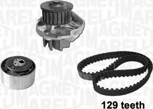 Magneti Marelli 341405810003 - Pompa acqua + Kit cinghie dentate www.autoricambit.com