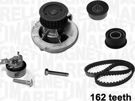 Magneti Marelli 341405720002 - Pompa acqua + Kit cinghie dentate www.autoricambit.com