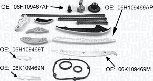 Magneti Marelli 341500001370 - Kit catena distribuzione www.autoricambit.com