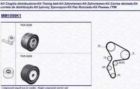 Magneti Marelli 341310991101 - Kit cinghie dentate www.autoricambit.com