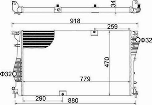 Magneti Marelli 359000310020 - Radiatore, Raffreddamento motore www.autoricambit.com