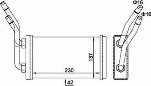 Magneti Marelli 359000310100 - Scambiatore calore, Riscaldamento abitacolo www.autoricambit.com