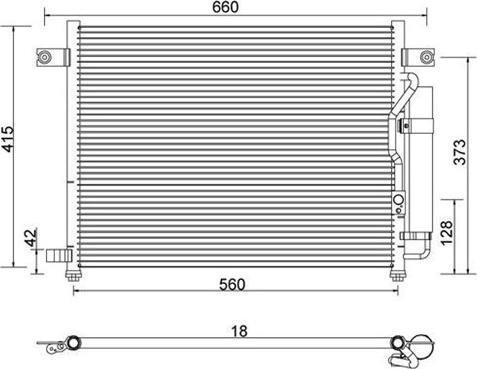 Magneti Marelli 359003220330 - Condensatore, Climatizzatore www.autoricambit.com