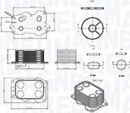 Magneti Marelli 350300000900 - Radiatore olio, Olio motore www.autoricambit.com