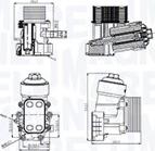 Magneti Marelli 350300003400 - Radiatore olio, Olio motore www.autoricambit.com