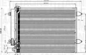 Magneti Marelli 350203919000 - Condensatore, Climatizzatore www.autoricambit.com