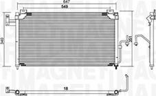 Magneti Marelli 350203939000 - Condensatore, Climatizzatore www.autoricambit.com