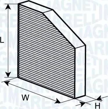 Magneti Marelli 350203061250 - Filtro, Aria abitacolo www.autoricambit.com