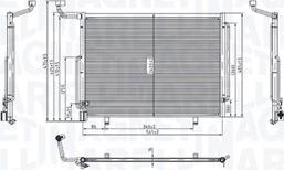 Magneti Marelli 350203103700 - Condensatore, Climatizzatore www.autoricambit.com