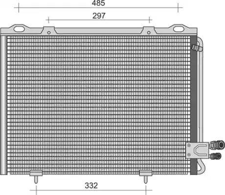 Magneti Marelli 350203394000 - Condensatore, Climatizzatore www.autoricambit.com