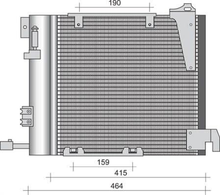 Magneti Marelli 350203263000 - Condensatore, Climatizzatore www.autoricambit.com