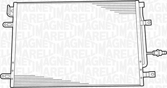 Magneti Marelli 350203230000 - Condensatore, Climatizzatore www.autoricambit.com