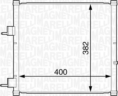 Magneti Marelli 350203227000 - Condensatore, Climatizzatore www.autoricambit.com