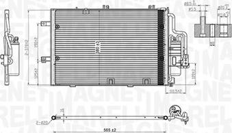 Magneti Marelli 350203770000 - Condensatore, Climatizzatore www.autoricambit.com