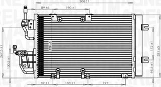 Magneti Marelli 350203771000 - Condensatore, Climatizzatore www.autoricambit.com