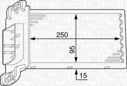 Magneti Marelli 350218317000 - Scambiatore calore, Riscaldamento abitacolo www.autoricambit.com