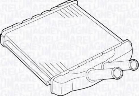 Magneti Marelli 350218329000 - Scambiatore calore, Riscaldamento abitacolo www.autoricambit.com