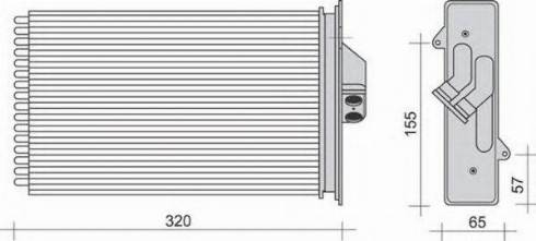 Magneti Marelli 350218290000 - Scambiatore calore, Riscaldamento abitacolo www.autoricambit.com