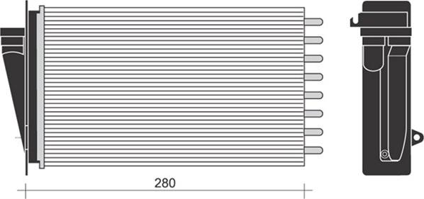 Magneti Marelli 350218267000 - Scambiatore calore, Riscaldamento abitacolo www.autoricambit.com