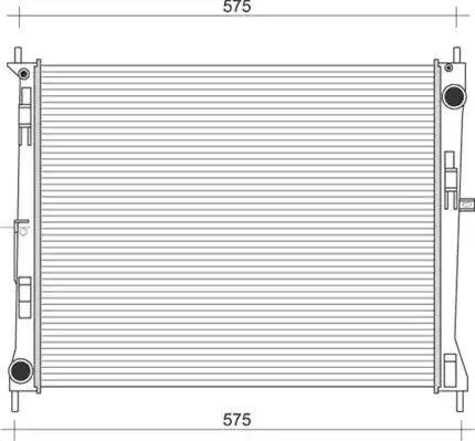 Magneti Marelli 350213957000 - Radiatore, Raffreddamento motore www.autoricambit.com