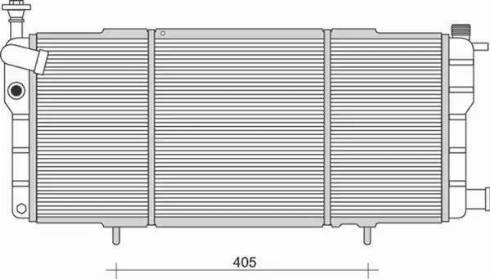 Magneti Marelli 350213984000 - Radiatore, Raffreddamento motore www.autoricambit.com