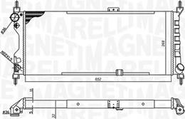 Magneti Marelli 350213588000 - Radiatore, Raffreddamento motore www.autoricambit.com