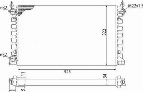 Magneti Marelli 350213647003 - Radiatore, Raffreddamento motore www.autoricambit.com