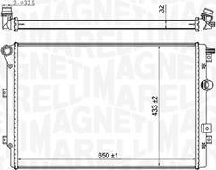 Magneti Marelli 350213196800 - Radiatore, Raffreddamento motore www.autoricambit.com