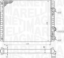 Magneti Marelli 350213192900 - Radiatore, Raffreddamento motore www.autoricambit.com