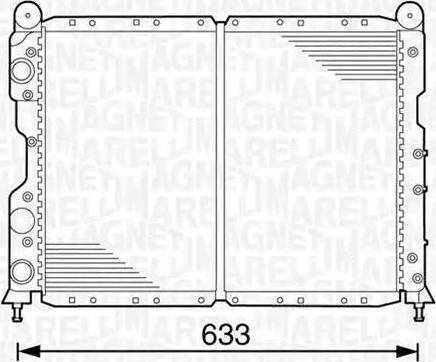 Magneti Marelli 350213100100 - Radiatore, Raffreddamento motore www.autoricambit.com