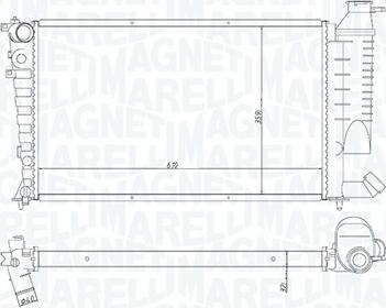 Magneti Marelli 350213188400 - Radiatore, Raffreddamento motore www.autoricambit.com