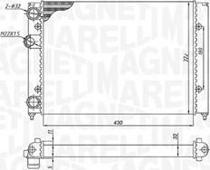 Magneti Marelli 350213187700 - Radiatore, Raffreddamento motore www.autoricambit.com