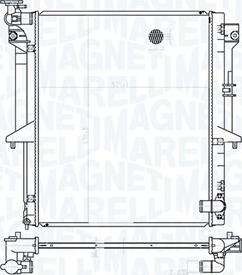 Magneti Marelli 350213177300 - Radiatore, Raffreddamento motore www.autoricambit.com