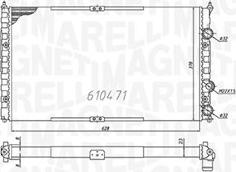 Magneti Marelli 350213842000 - Radiatore, Raffreddamento motore www.autoricambit.com