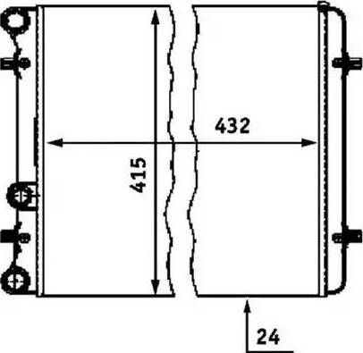 Magneti Marelli 350213804000 - Radiatore, Raffreddamento motore www.autoricambit.com