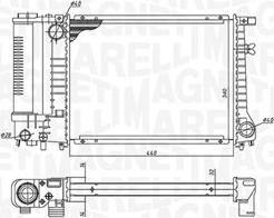 Magneti Marelli 350213240000 - Radiatore, Raffreddamento motore www.autoricambit.com