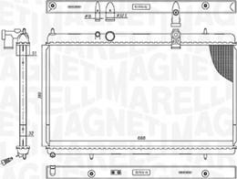 Magneti Marelli 350213200900 - Radiatore, Raffreddamento motore www.autoricambit.com