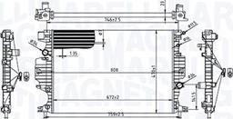 Magneti Marelli 350213215900 - Radiatore, Raffreddamento motore www.autoricambit.com