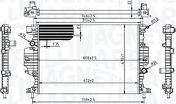 Magneti Marelli 350213215800 - Radiatore, Raffreddamento motore www.autoricambit.com