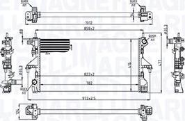 Magneti Marelli 350213215200 - Radiatore, Raffreddamento motore www.autoricambit.com