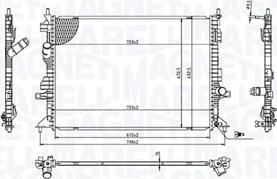 Magneti Marelli 350213215700 - Radiatore, Raffreddamento motore www.autoricambit.com