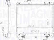 Magneti Marelli 350213213800 - Radiatore, Raffreddamento motore www.autoricambit.com