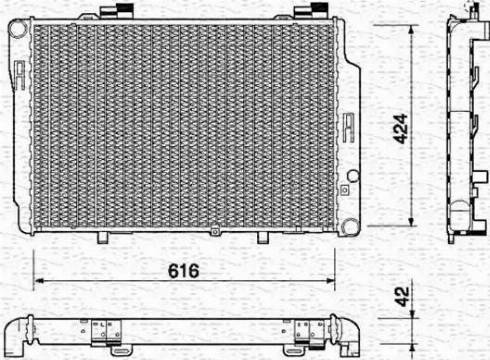 Magneti Marelli 350213765000 - Radiatore, Raffreddamento motore www.autoricambit.com