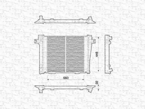 Magneti Marelli 350213771000 - Radiatore, Raffreddamento motore www.autoricambit.com