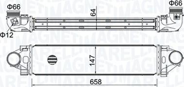 Magneti Marelli 351319204990 - Intercooler www.autoricambit.com