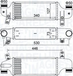 Magneti Marelli 351319204930 - Intercooler www.autoricambit.com