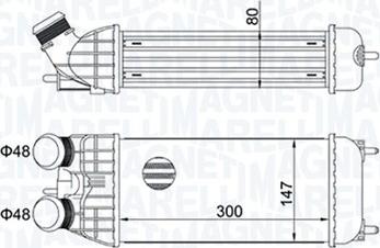 Magneti Marelli 351319204470 - Intercooler www.autoricambit.com